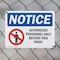 Signmission Authorized Personnel Only Beyond This Point OSHA Notice Sign, Plastic, 10in W x 7in L, 2PK OS-2PACK-NS-P-710-L-15264 - alternate 7